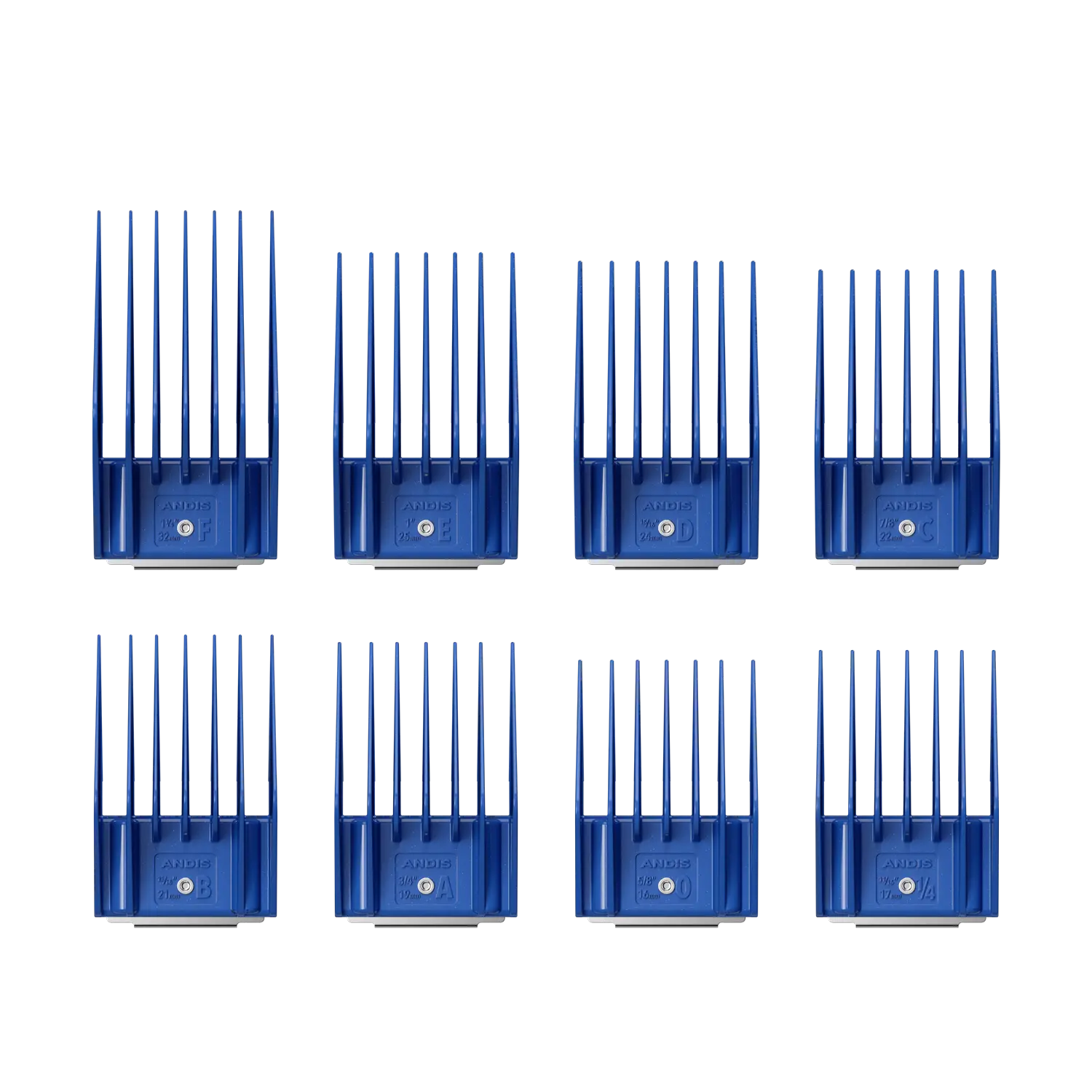 Andis 8 Piece Large Comb Attachment Set — 13105