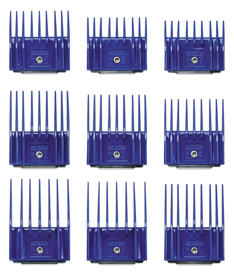 Andis 9-Piece Small Comb Set — 12860
