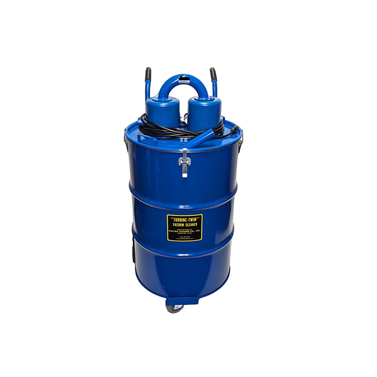Electric Cleaner Company Turbine Twin 30 Gallon Industrial Blue USA — TUTW30