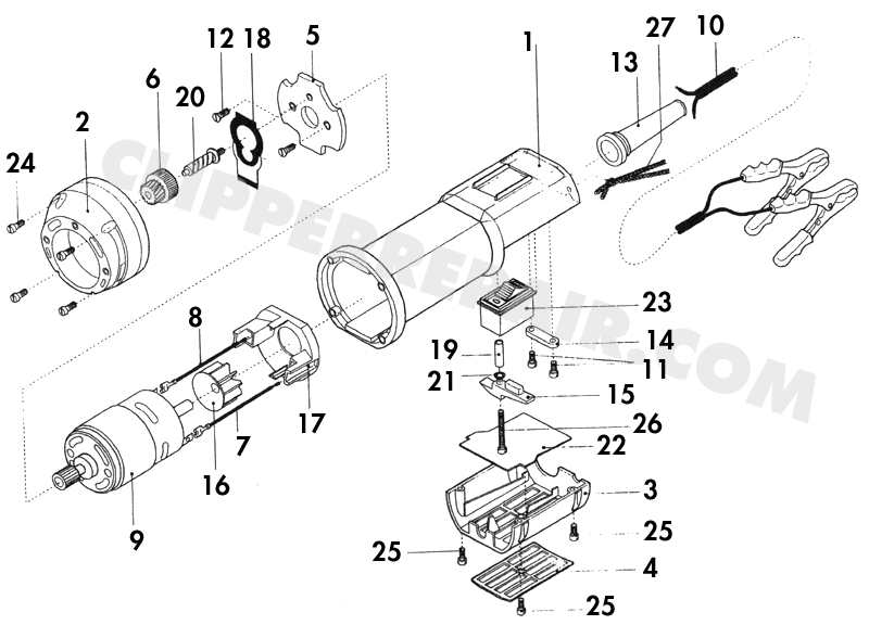 Heiniger Xtra Sheep Shear diagram 1 of 3