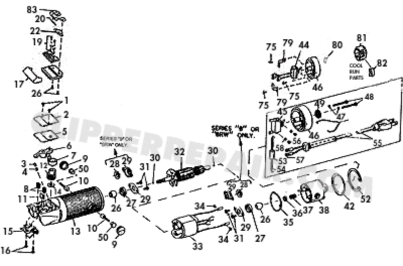 Oster Power Line Clipper diagram 1 of 2