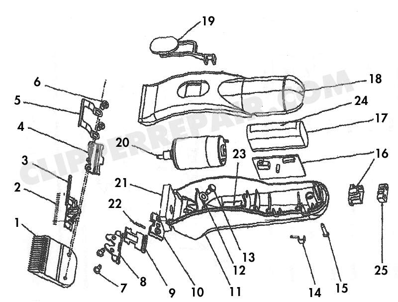 Oster Sculptor diagram 1 of 2