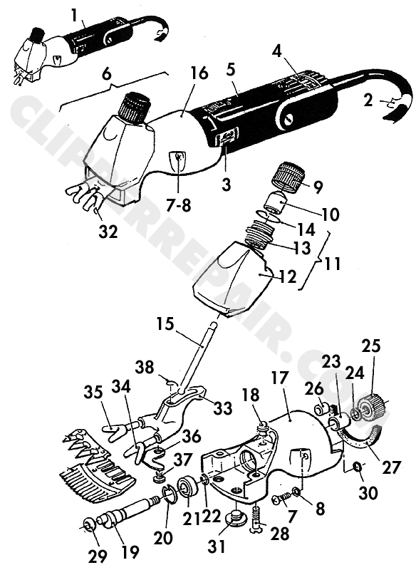 Lister Laser Sheep Shear (258-36680)