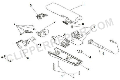 Andis (MBA)Ceramic Select Clipper diagram