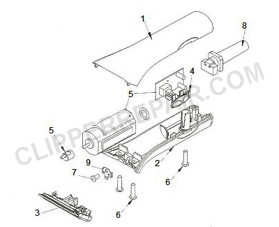 Andis (SCT) Lola/Clippet Clipper/Trimmer diagram