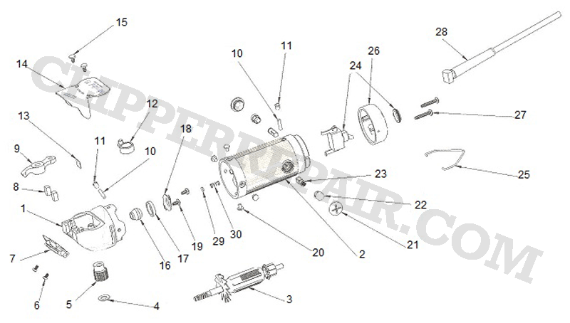 Oster Model 10 Limited Edition (New Style) diagram