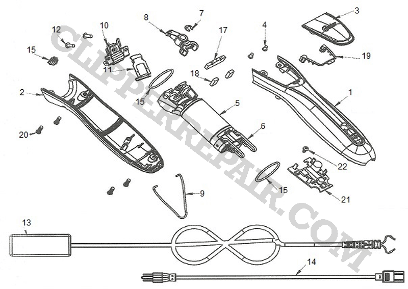 Oster Model One diagram
