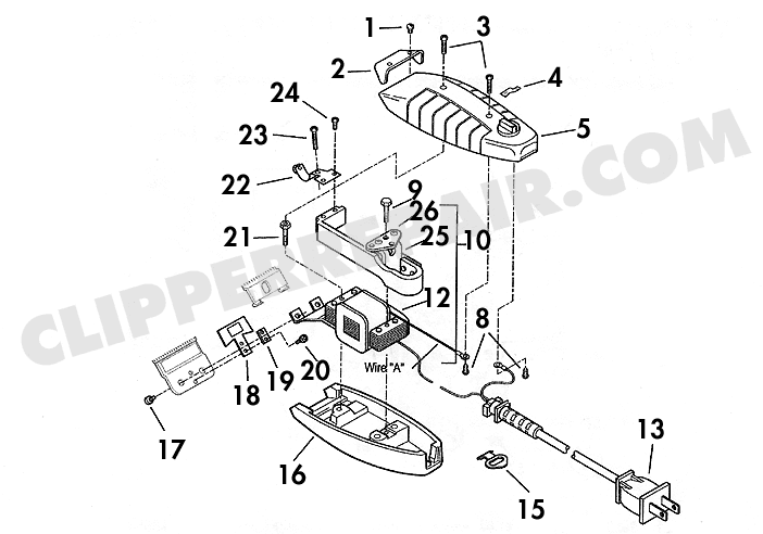 Andis (GO) Gold Outliner diagram 1 of 2