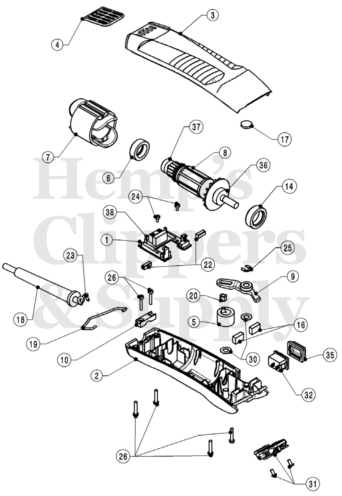 Aesculap FAV5 diagram
