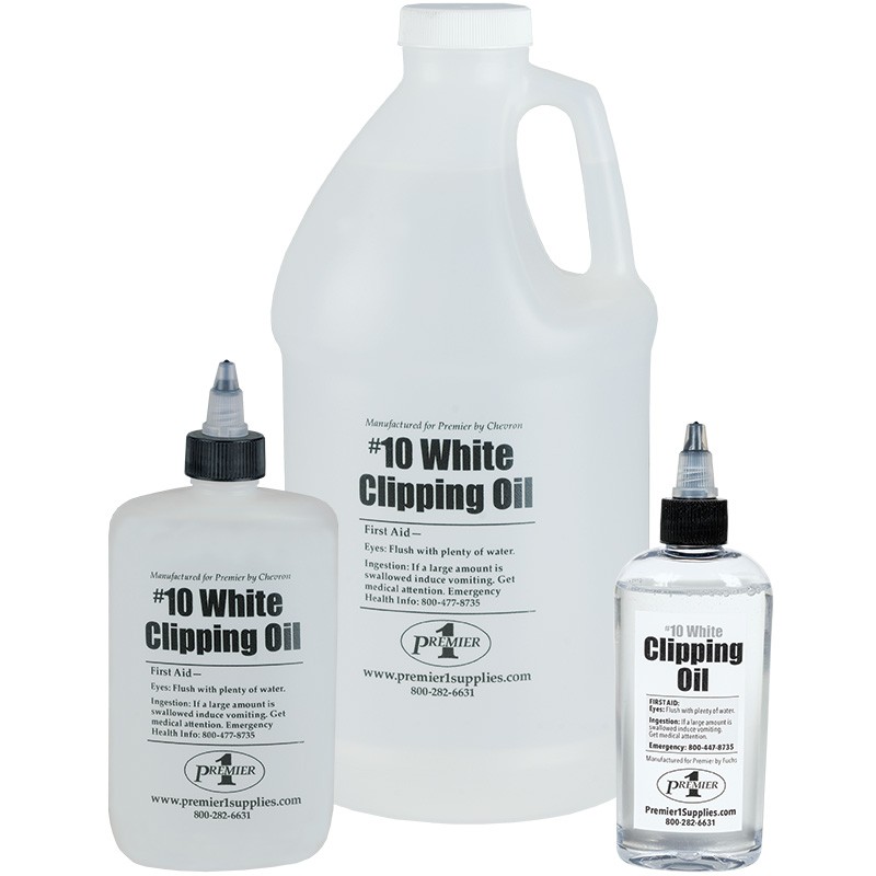 Premier #10 White Clipping Oil, 8 oz bottle — 258300